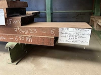 Partij divers hout, wo redwood, meranti - afbeelding 5 van  12