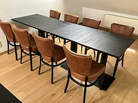 Partij divers restaurant/bistro zitmeubilair satelliet - afbeelding 9 van  10