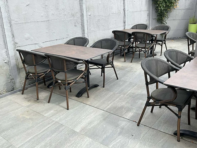 Partij divers terras-/bistro zitmeubilair de arend - afbeelding 1 van  8