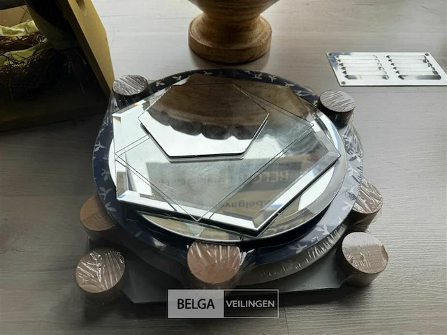 Partij diverse - krantenrek, kaars, fotokaders,.. - afbeelding 4 van  6