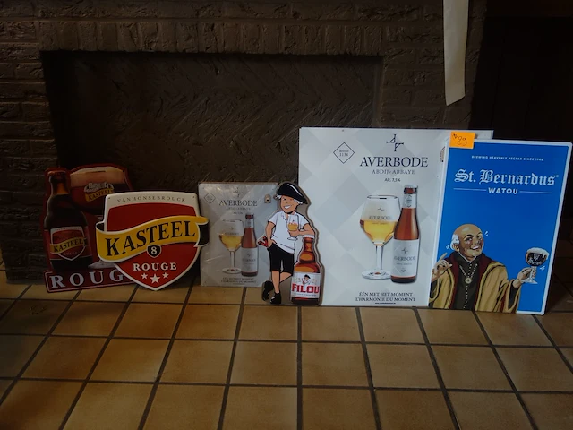 Partij diverse (bier)reclame - afbeelding 1 van  14