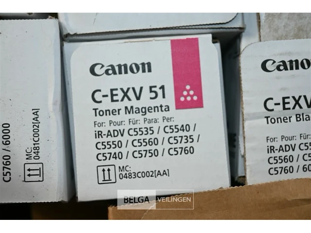 Partij diverse canon toners - afbeelding 4 van  9