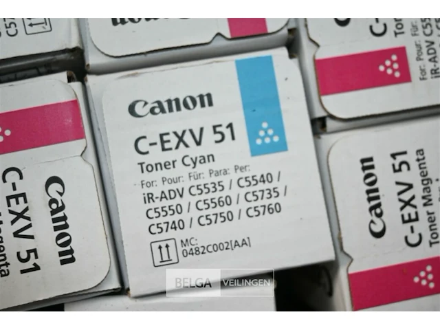 Partij diverse canon toners - afbeelding 6 van  9