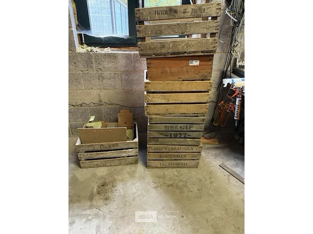 Partij diverse fruitkisten - afbeelding 1 van  1