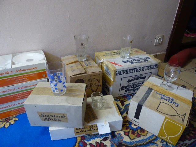 Partij diverse glazen - afbeelding 1 van  5