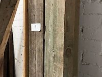 Partij diverse houten balken en planken - afbeelding 3 van  4