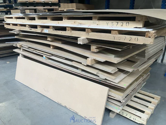 Partij diverse houten panelen - afbeelding 2 van  4