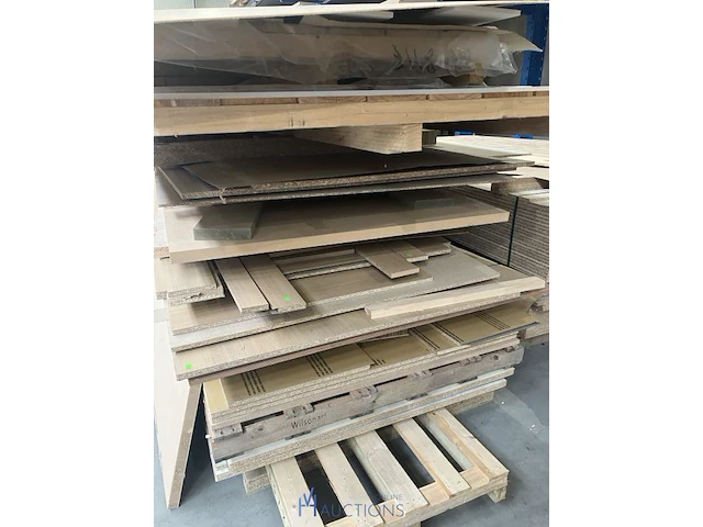 Partij diverse houten panelen - afbeelding 3 van  4