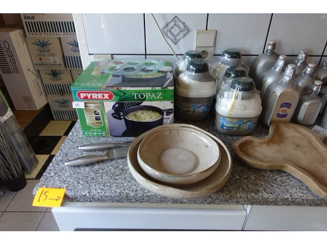 Partij diverse huisraad/decoratie - afbeelding 2 van  13