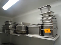 Partij diverse inox g/n bakken - afbeelding 3 van  6