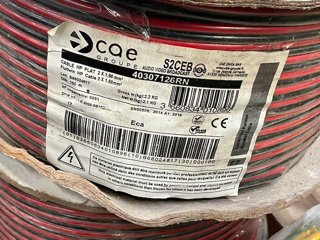 Partij diverse kabels - afbeelding 13 van  17