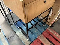 Partij diverse kapstokken wo terre bleue + metalen kledingrek - afbeelding 4 van  12