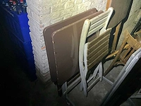 Partij diverse klaptafels en klapstoelen - afbeelding 7 van  12