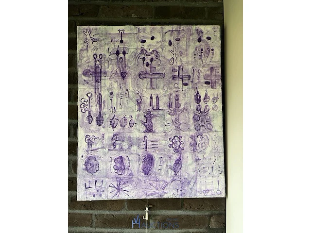 Partij diverse kunstwerken - afbeelding 7 van  16