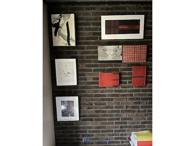 Partij diverse kunstwerken - afbeelding 1 van  16