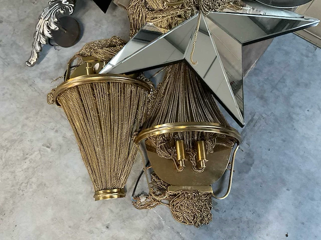 Partij diverse lampen, decoratie en servies - afbeelding 3 van  9
