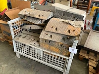 Partij diverse metalen kabelbeschermers/drempels - afbeelding 1 van  7