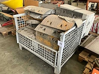 Partij diverse metalen kabelbeschermers/drempels - afbeelding 6 van  7