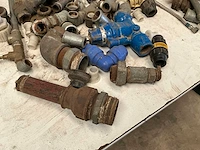 Partij diverse metalen koppelstukken en tussenstukken - afbeelding 11 van  15