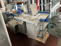 Partij diverse mobiele werkbank bijzetkasten - afbeelding 5 van  6
