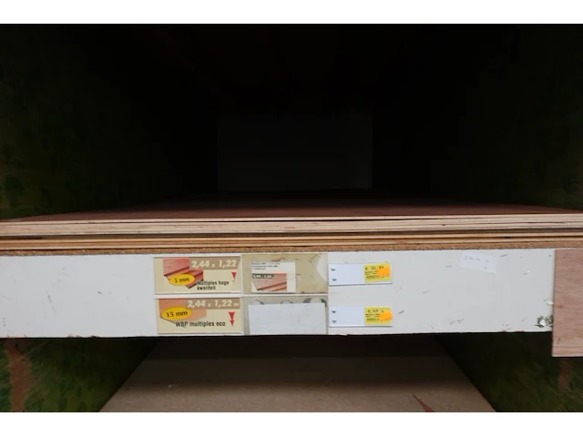 Partij diverse multiplex platen - afbeelding 3 van  16