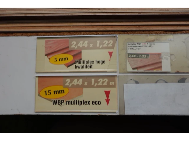Partij diverse multiplex platen - afbeelding 4 van  16