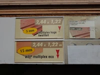 Partij diverse multiplex platen - afbeelding 4 van  16