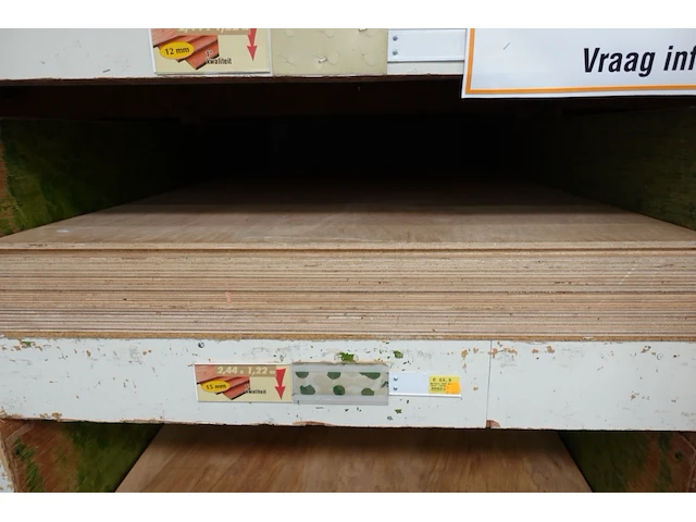 Partij diverse multiplex platen - afbeelding 13 van  16