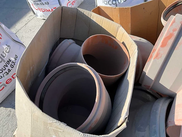 Partij diverse pvc hulpstukken (circa 44x) - afbeelding 4 van  7