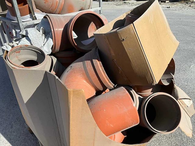 Partij diverse pvc hulpstukken (circa 44x) - afbeelding 5 van  7