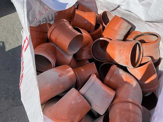 Partij diverse pvc hulpstukken (circa 75x) - afbeelding 3 van  4