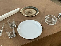 Partij diverse servies, glaswerk, tafelhoezen en bestek - afbeelding 13 van  17