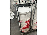 Partij diverse tafelonderstellen met voet - afbeelding 9 van  16