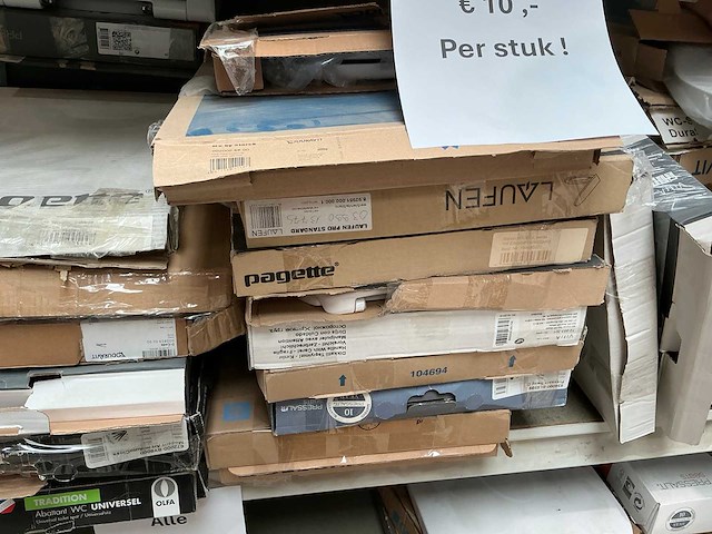 Partij diverse toiletzittingen - afbeelding 5 van  10