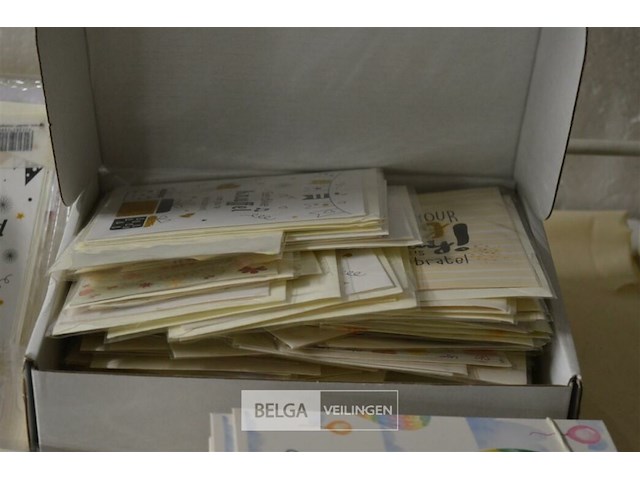 Partij diverse verjaardagskaarten met enveloppen, ballonnenset 50 jaar - afbeelding 3 van  9