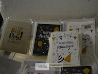 Partij diverse verjaardagskaarten met enveloppen, ballonnenset 50 jaar - afbeelding 5 van  9