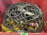 Partij diverse verlengkabels 380v/32a div lengtes - afbeelding 1 van  3