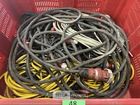 Partij diverse verlengkabels 380v/32a div lengtes - afbeelding 2 van  3