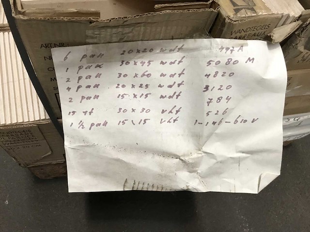 Partij diverse wandtegels - afbeelding 2 van  7