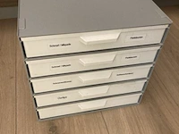 Partij diversen waaronder brilglazen en schroef/klikpads - afbeelding 5 van  8