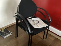 Partij diversen waaronder bureau en metalen kast - afbeelding 4 van  6
