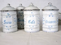Partij emaille potten (x6) - afbeelding 3 van  4