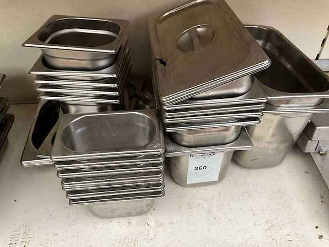 Partij gastronorm bakken(20x) - afbeelding 1 van  1