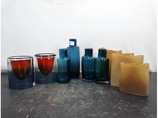 Partij gekleurd glas (x10) - afbeelding 1 van  5