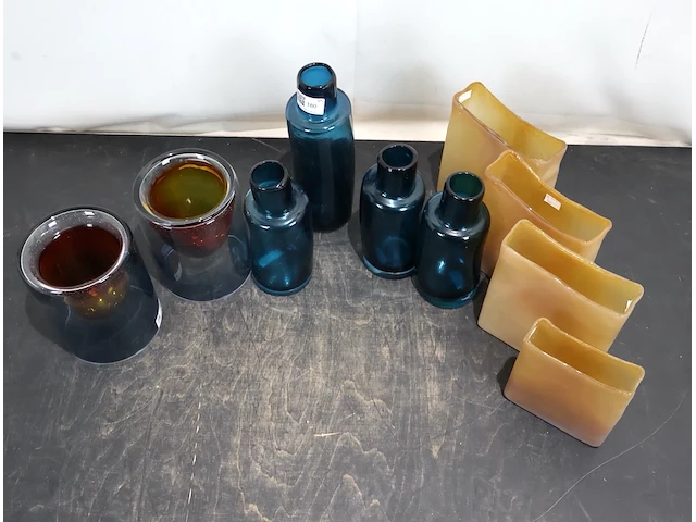 Partij gekleurd glas (x10) - afbeelding 2 van  5