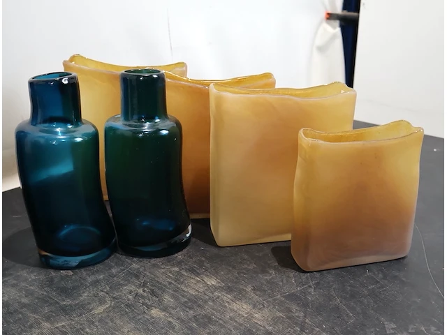 Partij gekleurd glas (x10) - afbeelding 3 van  5