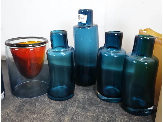 Partij gekleurd glas (x10) - afbeelding 4 van  5