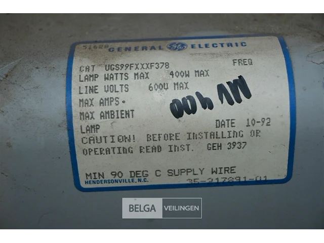 Partij general electric verlichtingsarmaturen - afbeelding 6 van  6