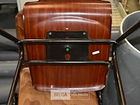 Partij gepatenteerde design stoelen hout/metaal - afbeelding 3 van  3