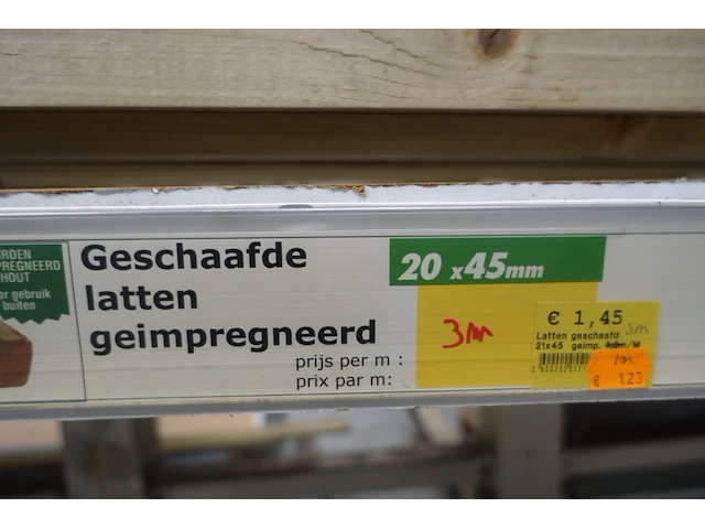 Partij geschaafde latten geimpregneerd - afbeelding 3 van  3
